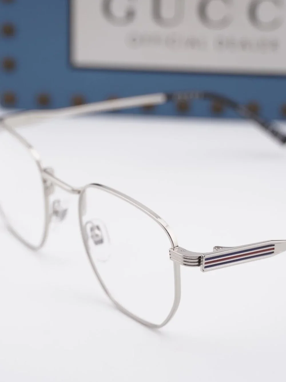 Gucci GG1878O 003 Square Eyeglasses 49mm - Silver